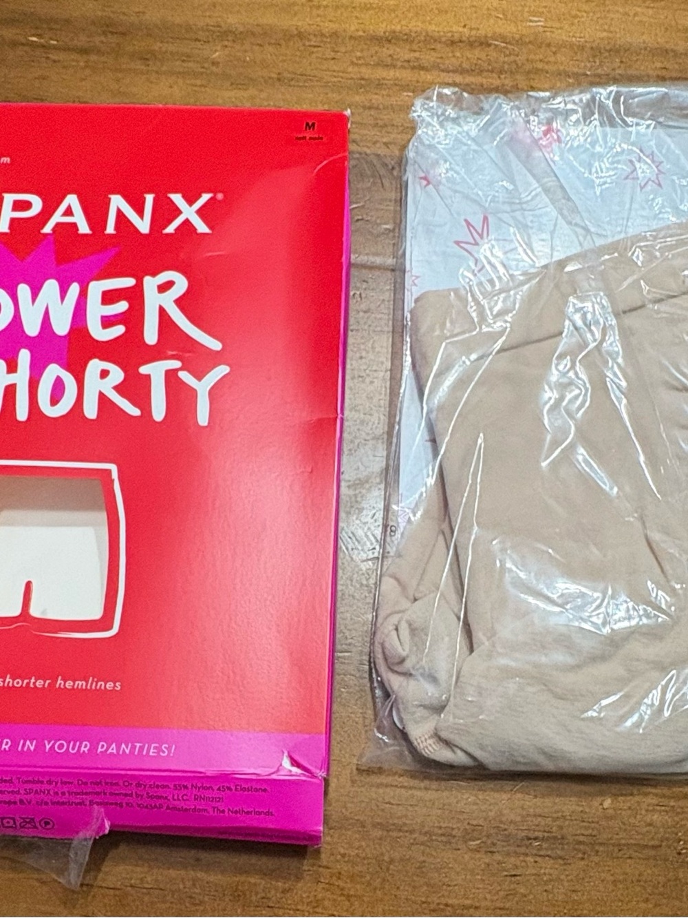 NWT M SPANX Power Shorty in Soft Nude - Women’s Shaping Short